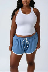 Plus Size Brooklyn Graphic Shorts