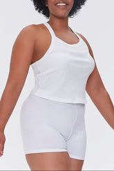 Plus Size Basic Cotton Hot Shorts