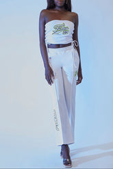 FUBU Embroidered Mesh Pants