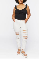 Plus Size Smocked Tank Top