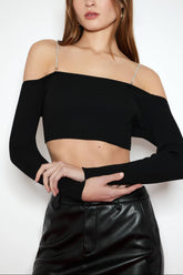 Off-the-Shoulder Crop Top