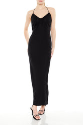 Halter Maxi Column Dress