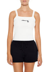 Sweater-Knit Athletics Dept Cami