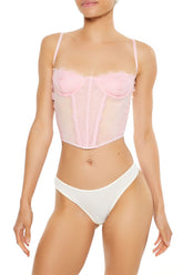 Lace Lingerie Corset Cami