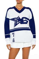 Colorblock Star 6 Sweater
