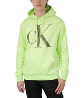 Long Sleeves Monogram Fleece Hoodie