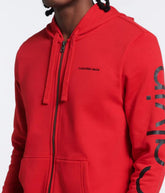 Long Sleeves Traveling Logo Full Zip Hoodie
