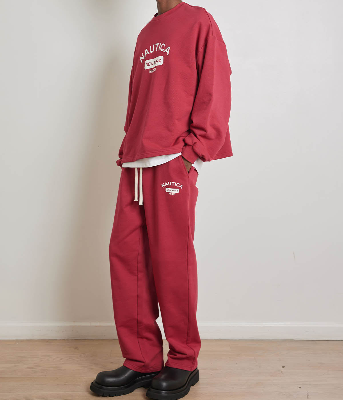 Krost Logo Sweats - Rhubarb - Bonton