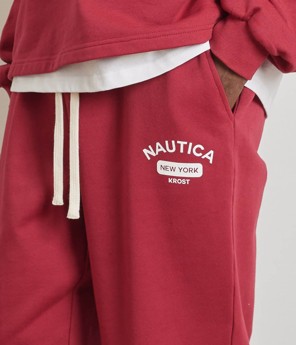  Krost Logo Sweats - Rhubarb - Bonton