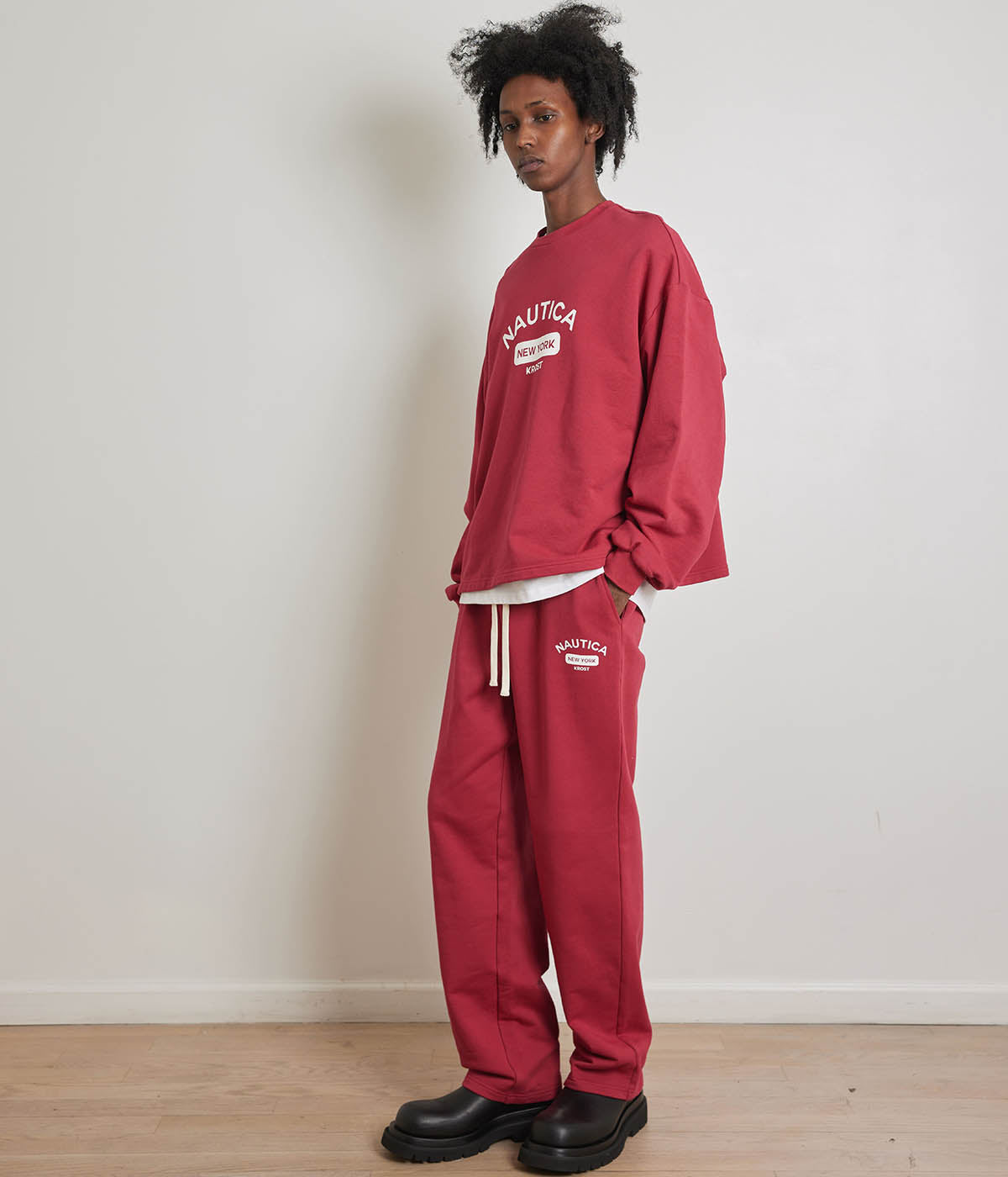  Krost Logo Crewneck - Rhubarb - Bonton