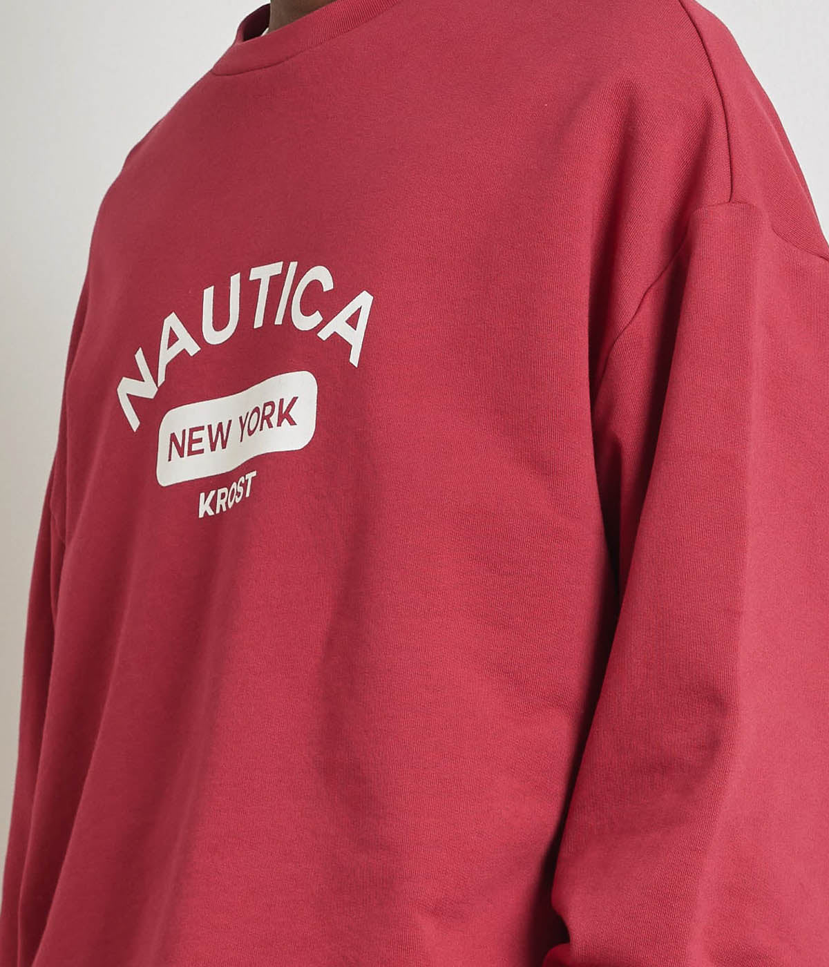  Krost Logo Crewneck - Rhubarb - Bonton