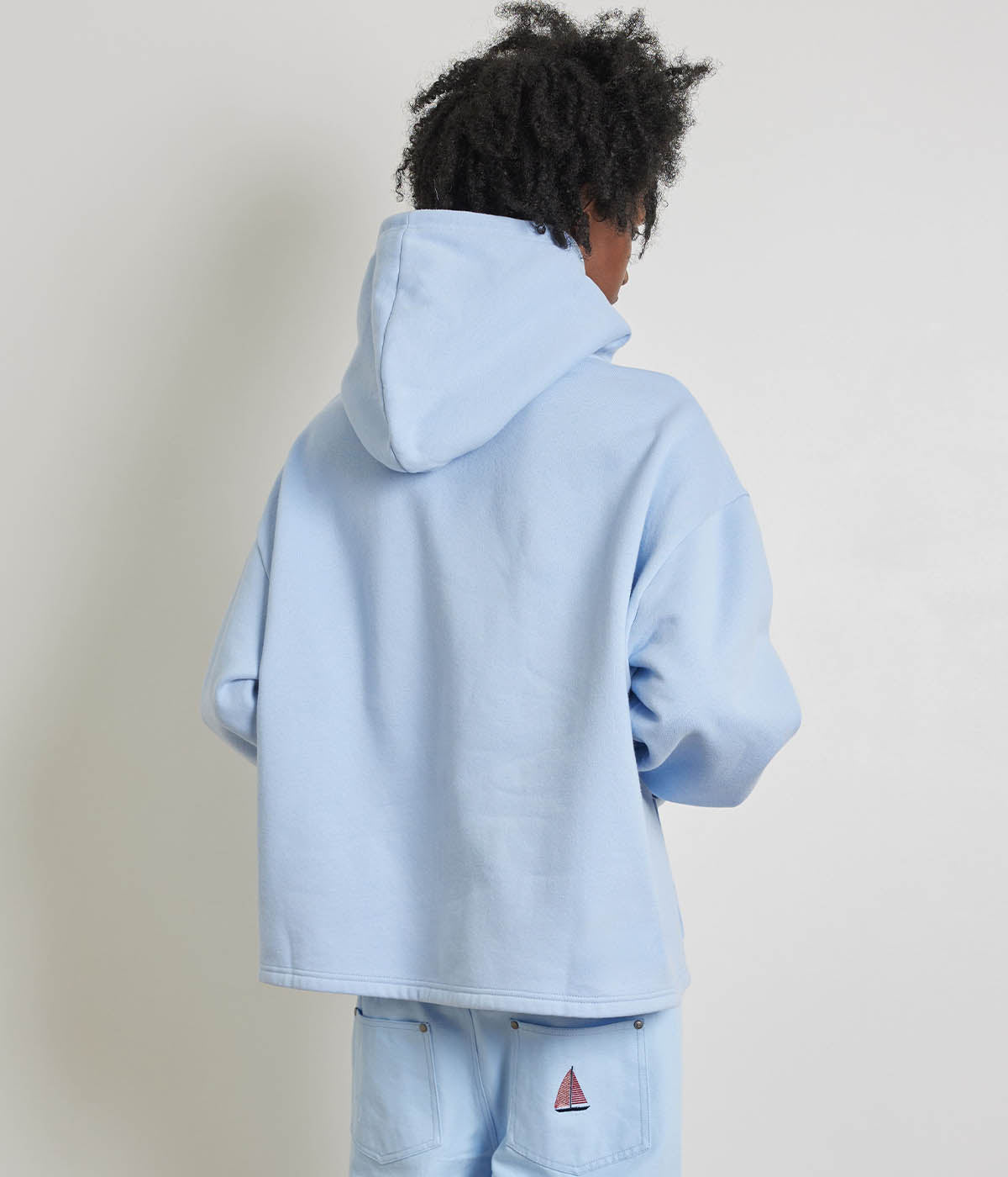  Krost Arch Hoodie - Chambray Blue - Bonton