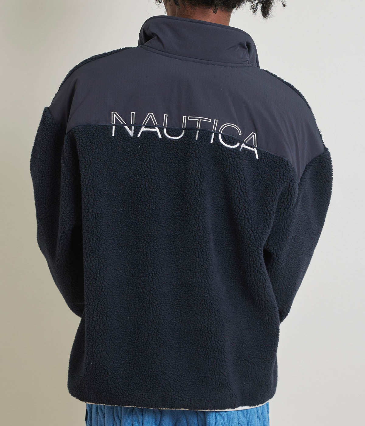  Krost Sherpa Quarter Zip - Dark Sapphire - Bonton
