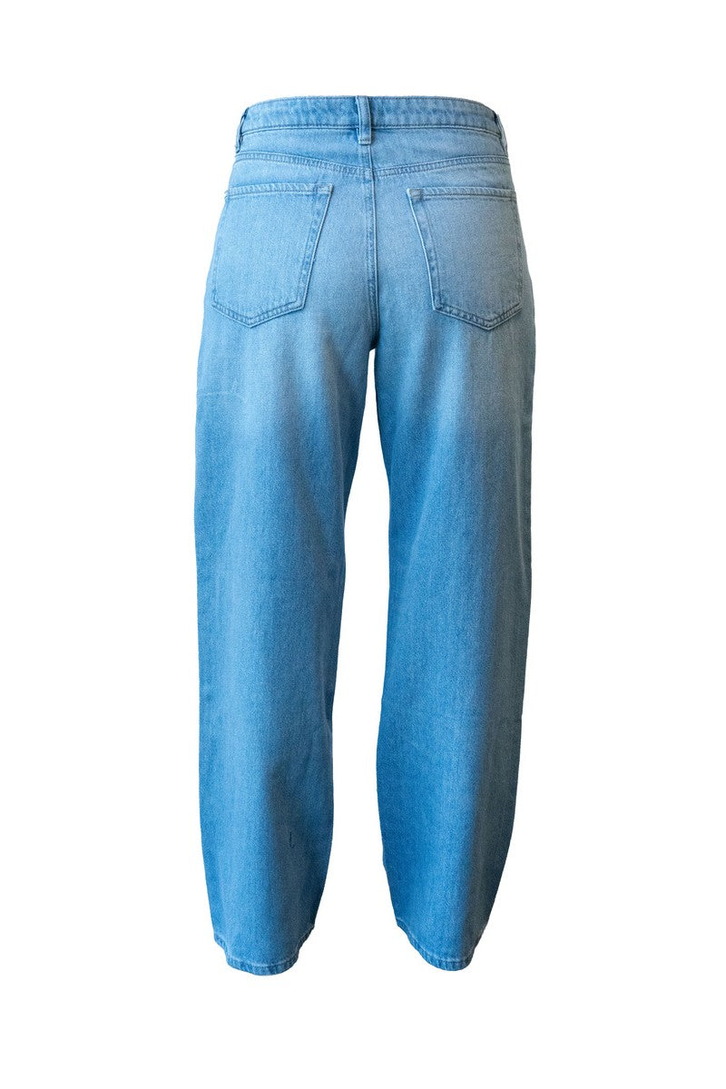  Forever 21 High-Rise Jeans - light-denim - Bonton