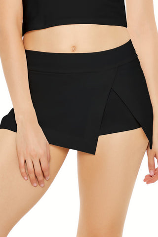 Tulip-Hem Flare Skort