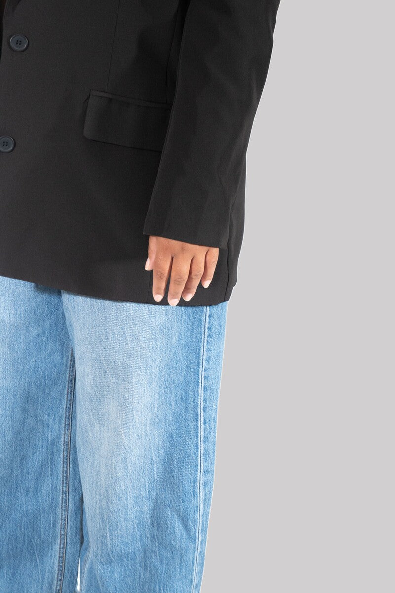  Forever 21 Plus Size Relaxed-Fit Blazer - black - Bonton