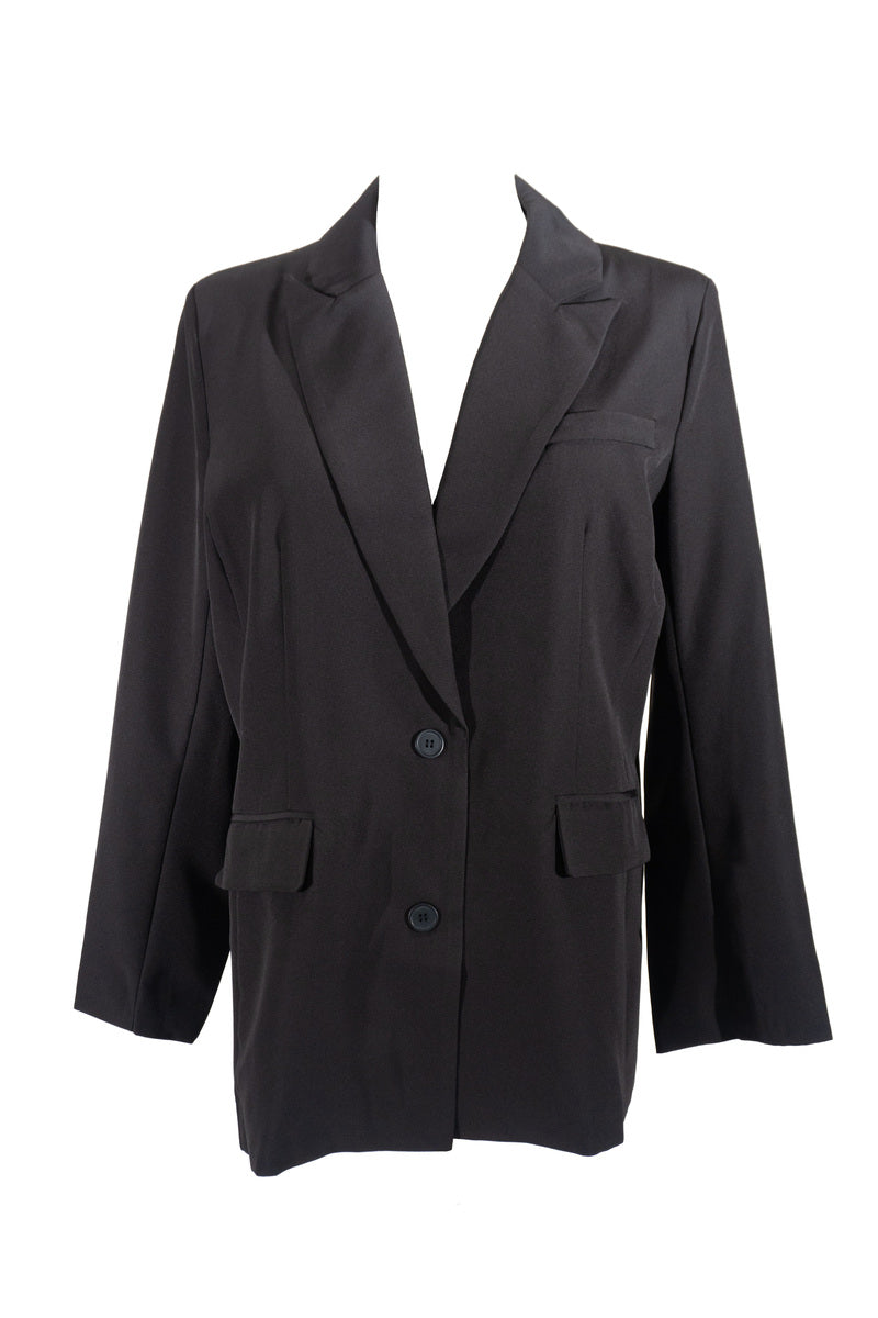  Forever 21 Plus Size Relaxed-Fit Blazer - black - Bonton