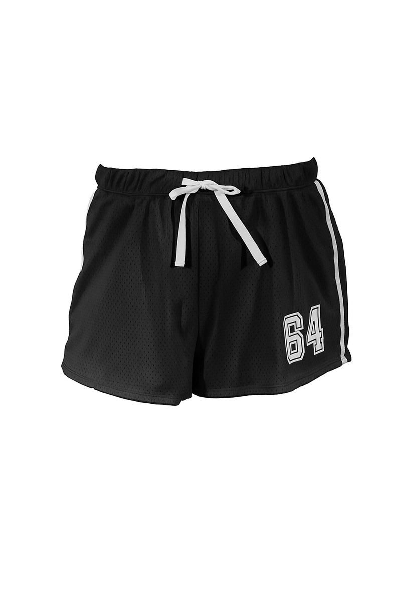  Forever 21 Plus Size Mesh 64 Athletic Shorts - pink-white - Bonton