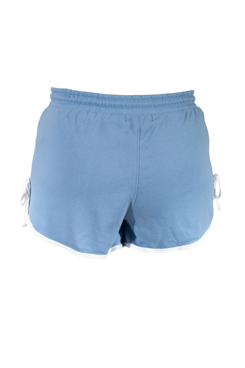  Forever 21 Plus Size Brooklyn Graphic Shorts - blue-multi - Bonton
