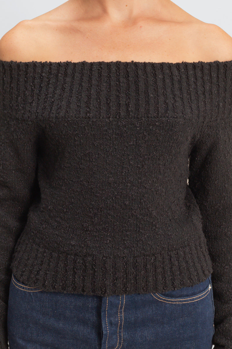  Forever 21 Cropped Off-The-Shoulder Sweater - beige - Bonton