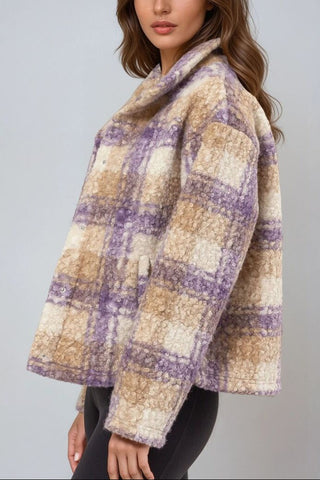Plaid Boucle Jacket
