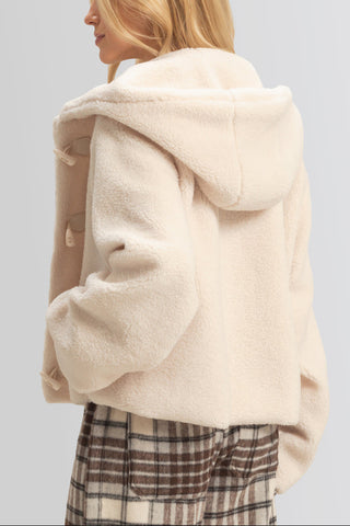 Hooded Sherpa Toggle Jacket