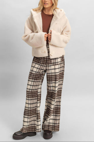 Hooded Sherpa Toggle Jacket