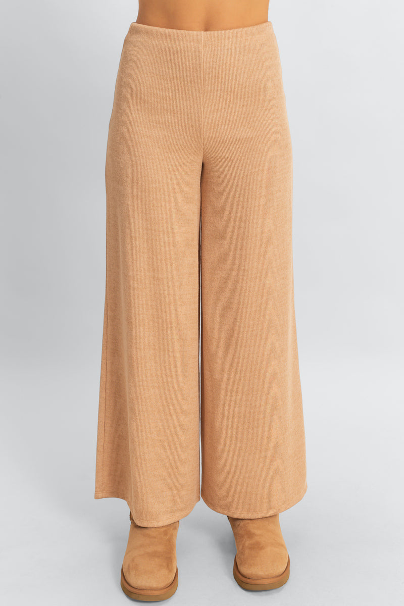  Forever 21 Mockneck Top and Pant Set - camel - Bonton