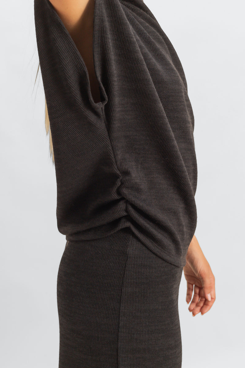  Forever 21 Mockneck Top and Pant Set - camel - Bonton
