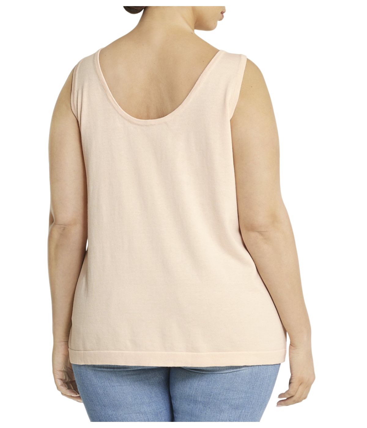  Anne Klein Plus Size Scoop Neck Tank Top - Bisqueware - Bonton