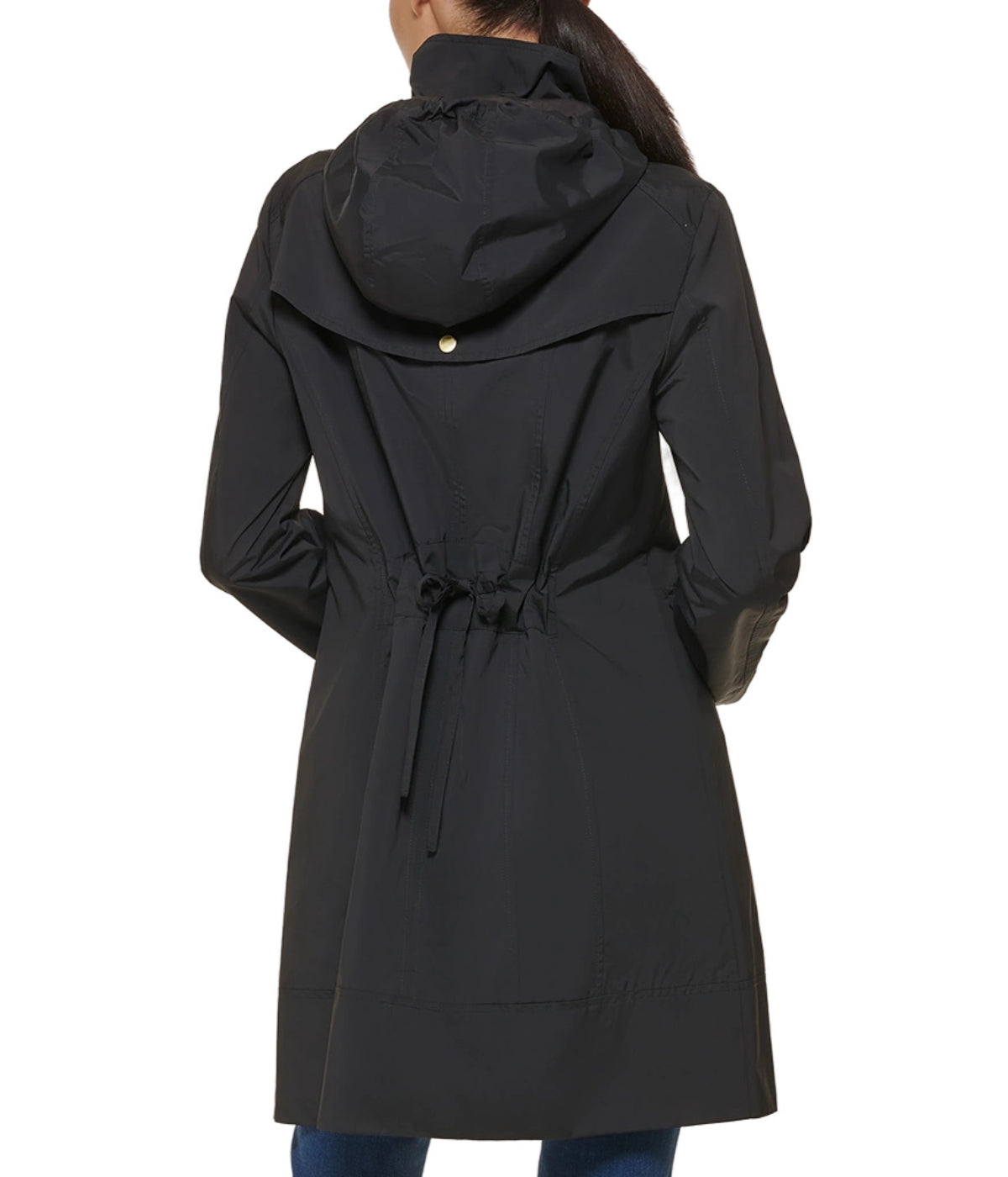  Cole Haan Packable Hooded Anorak Raincoat Black - Black - Bonton