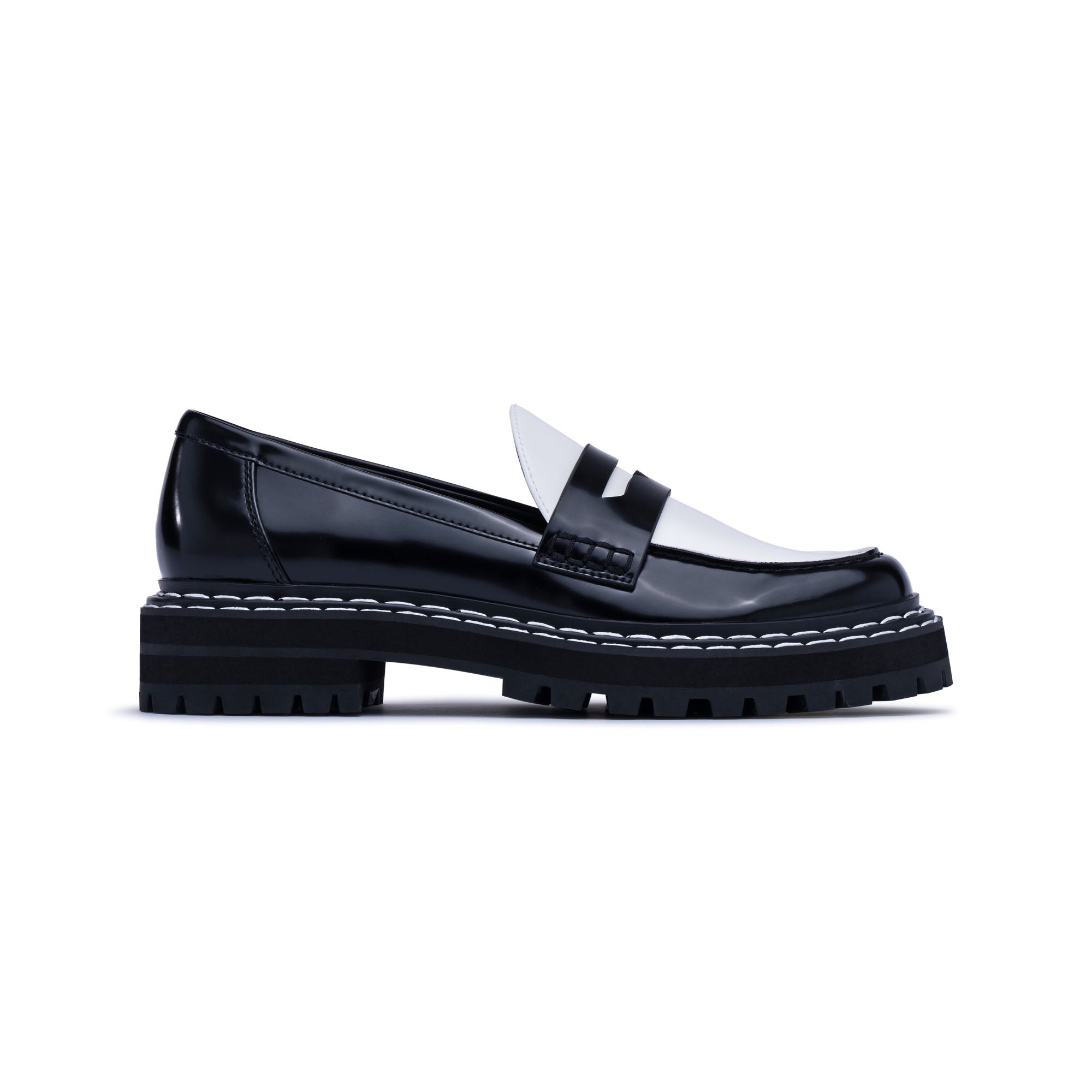  D'Amelio Prescia Loafer Shoe - Black / Bright White - Bonton