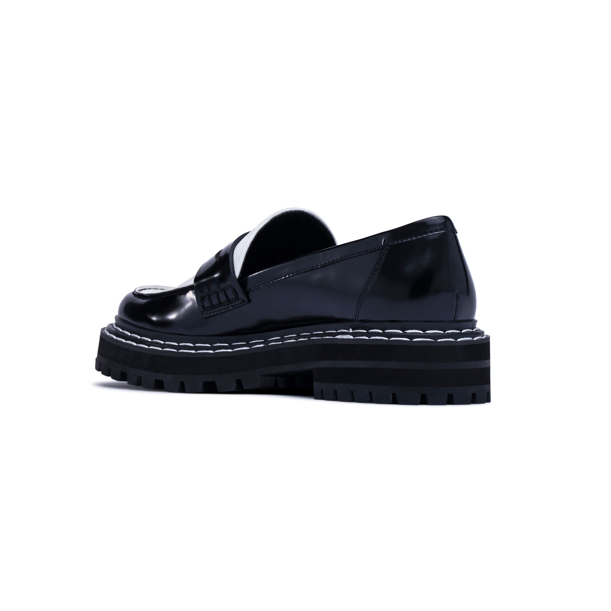  D'Amelio Prescia Loafer Shoe - Black / Bright White - Bonton
