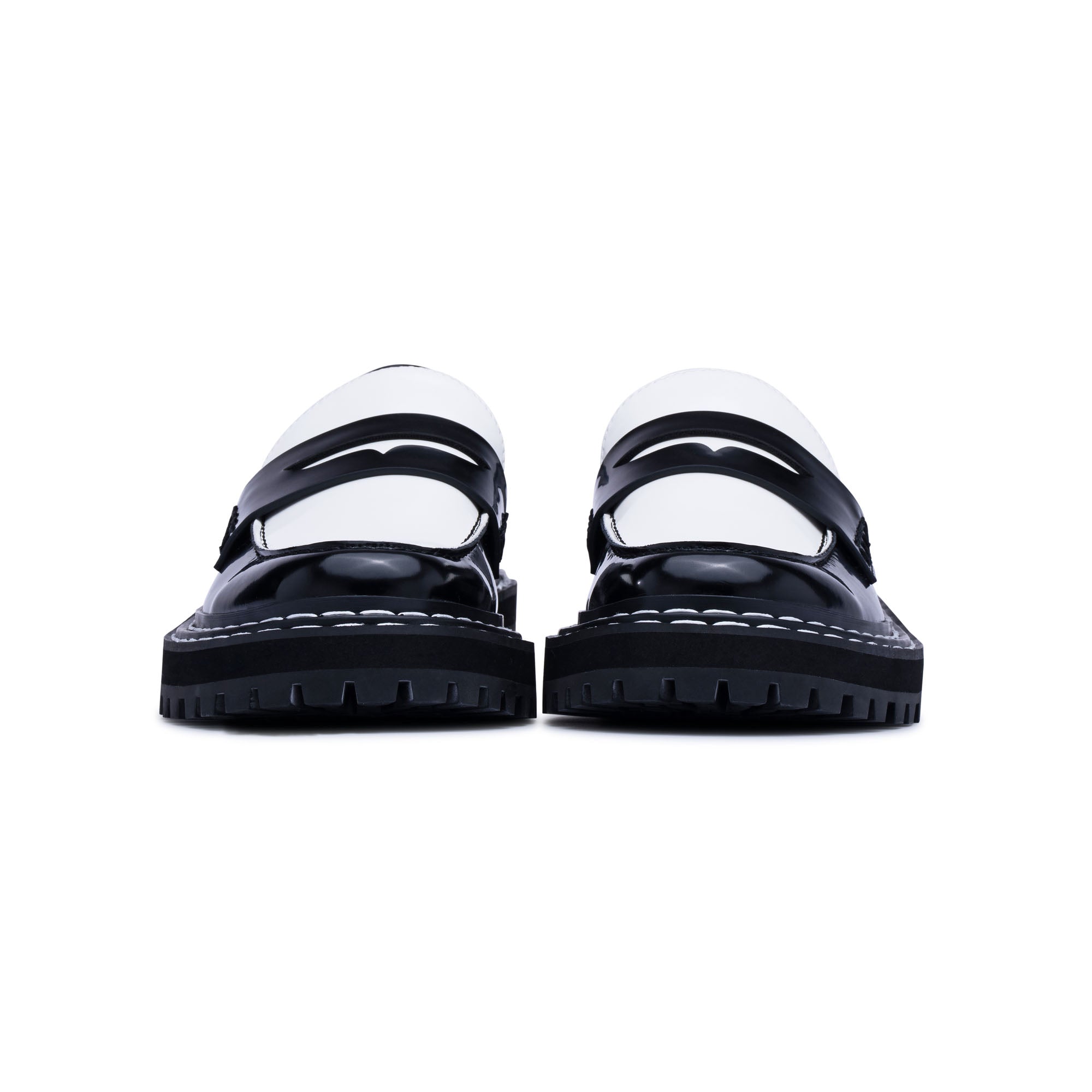  D'Amelio Prescia Loafer Shoe - Black / Bright White - Bonton