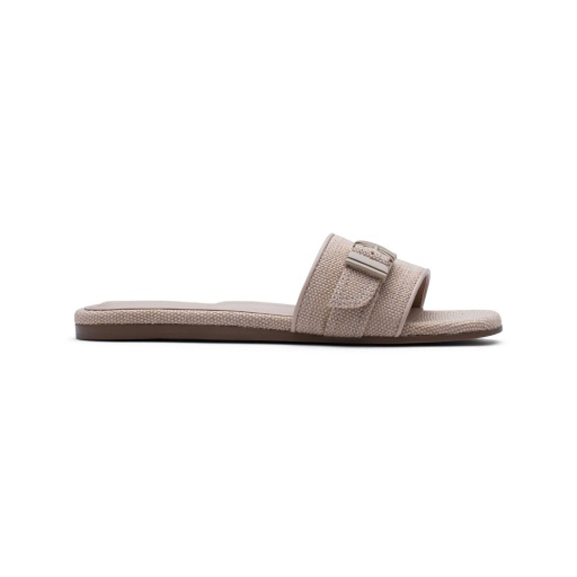  D'Amelio Kylah Flat Sandal - Light Natural - Bonton