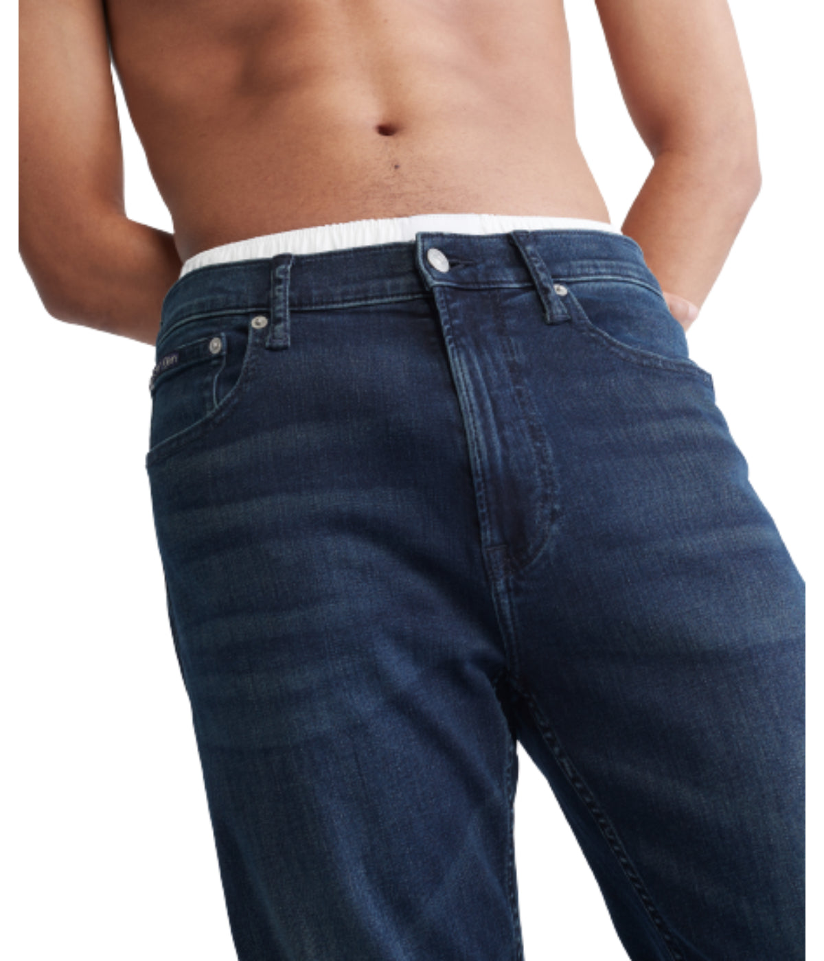  Calvin Klein Standard Straight 32 Blue - Blue - Bonton