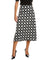 Gingham A-Line Midi Skirt