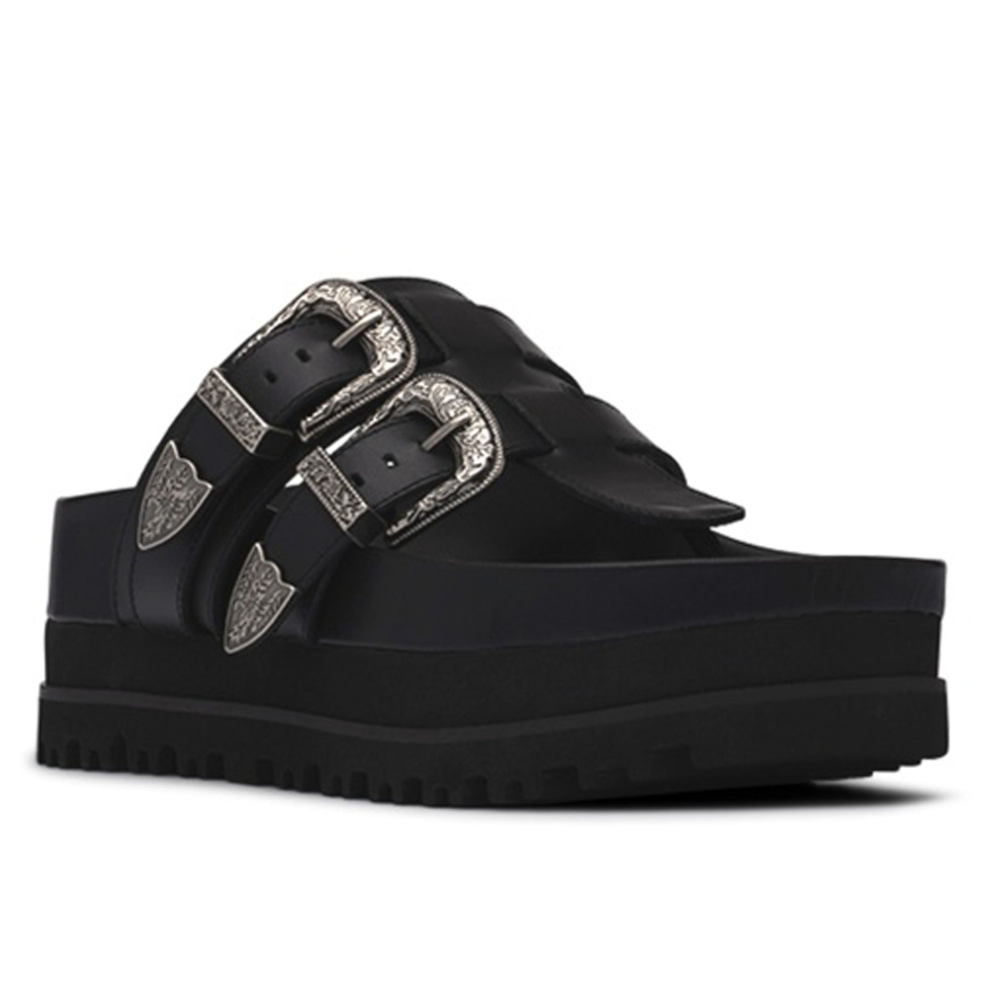  D'Amelio Nyra Footbed Sandal - Black - Bonton