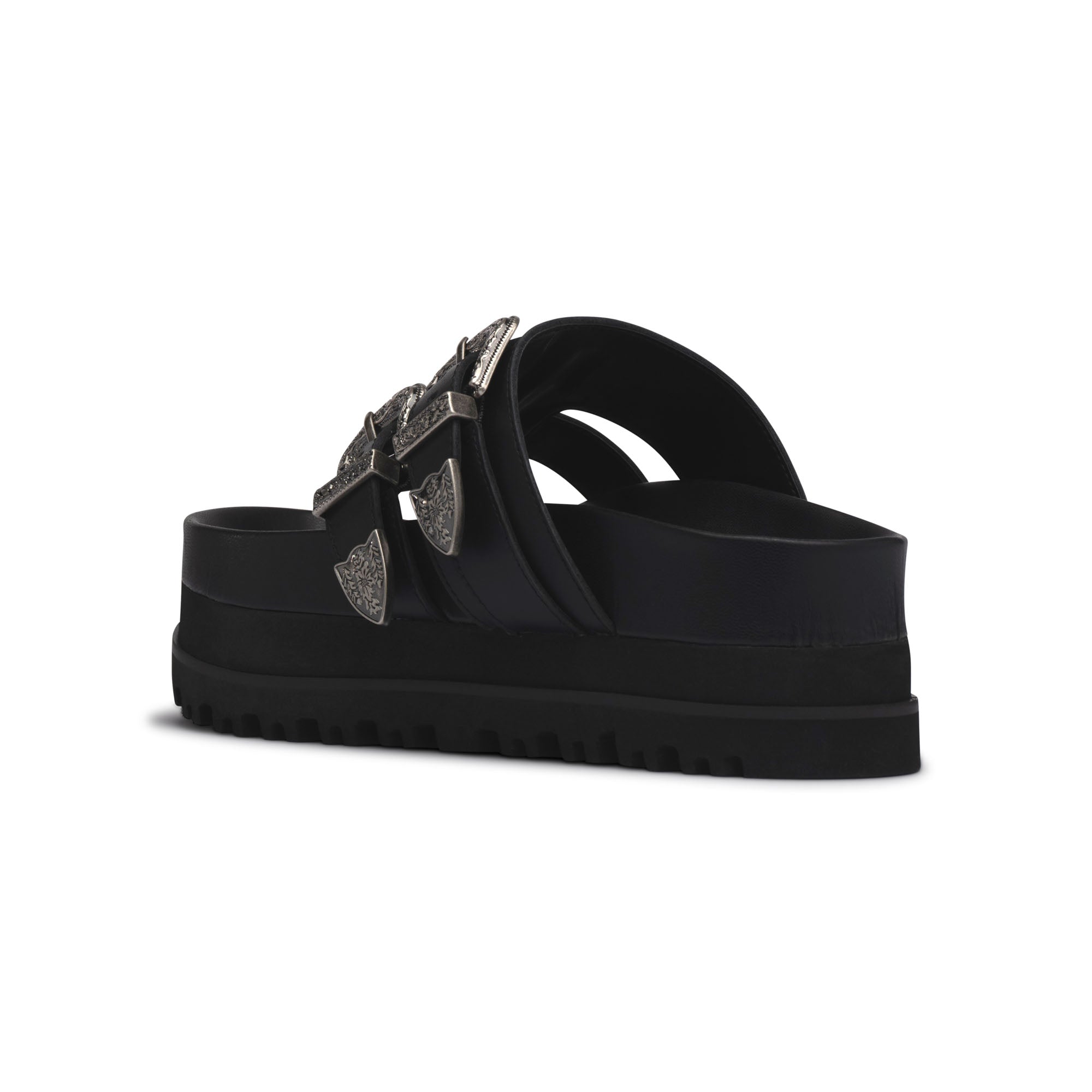  D'Amelio Nyra Footbed Sandal - Black - Bonton