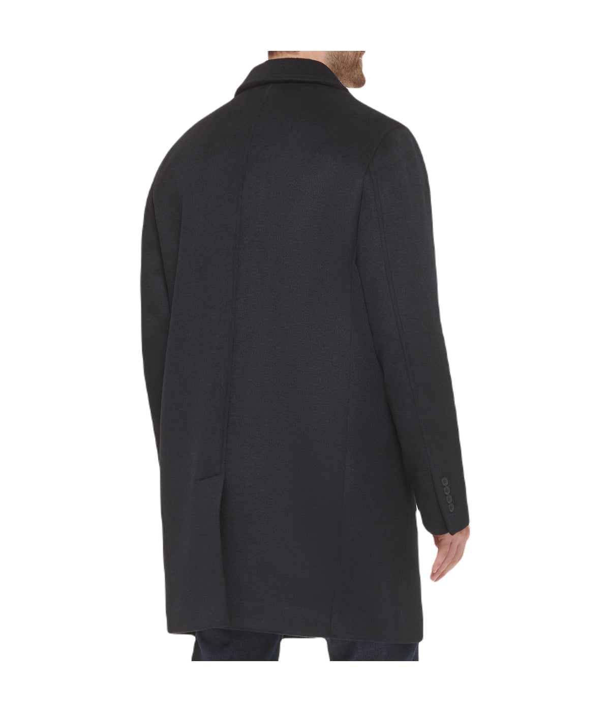  Cole Haan Mens Wool Coat Navy - Navy - Bonton
