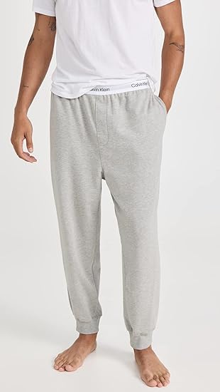  Calvin Klein Modern Cotton Lounge Jogger - Gray Heather - Bonton
