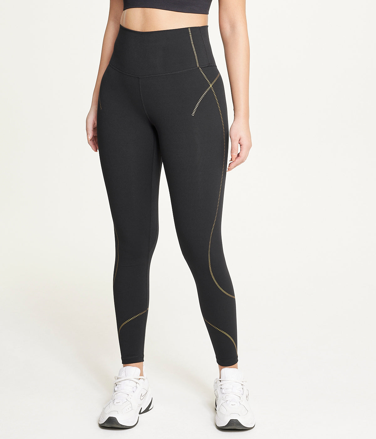 Exertek Contrast Stich Legging - Black - Bonton