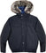 Short Bomber with Faux Fur hood Midnight Blue
