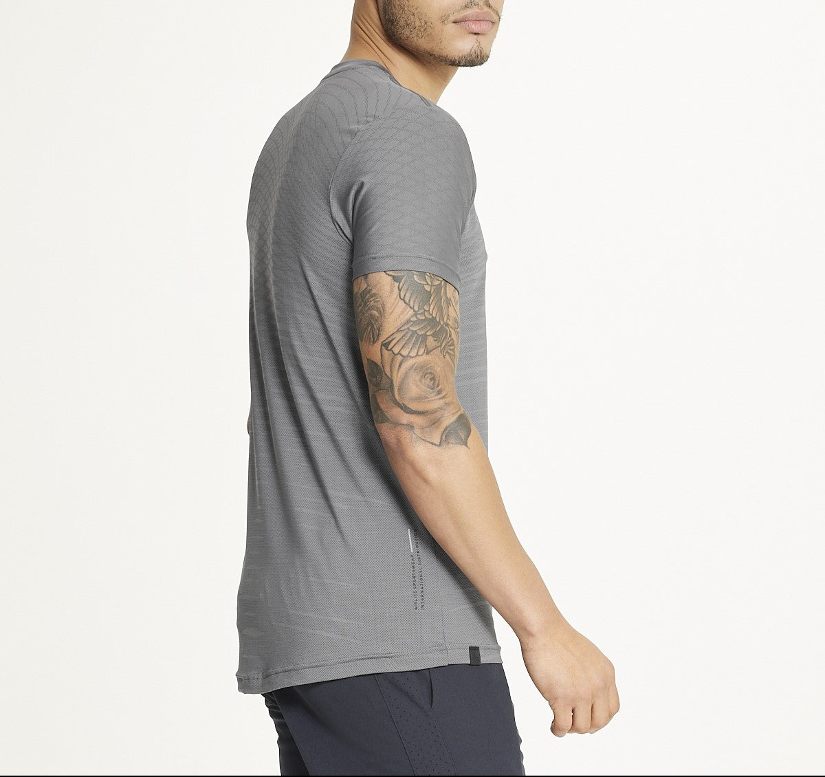  Air Life Men's Polyster T-Shirt in Orchid - Grey - Bonton