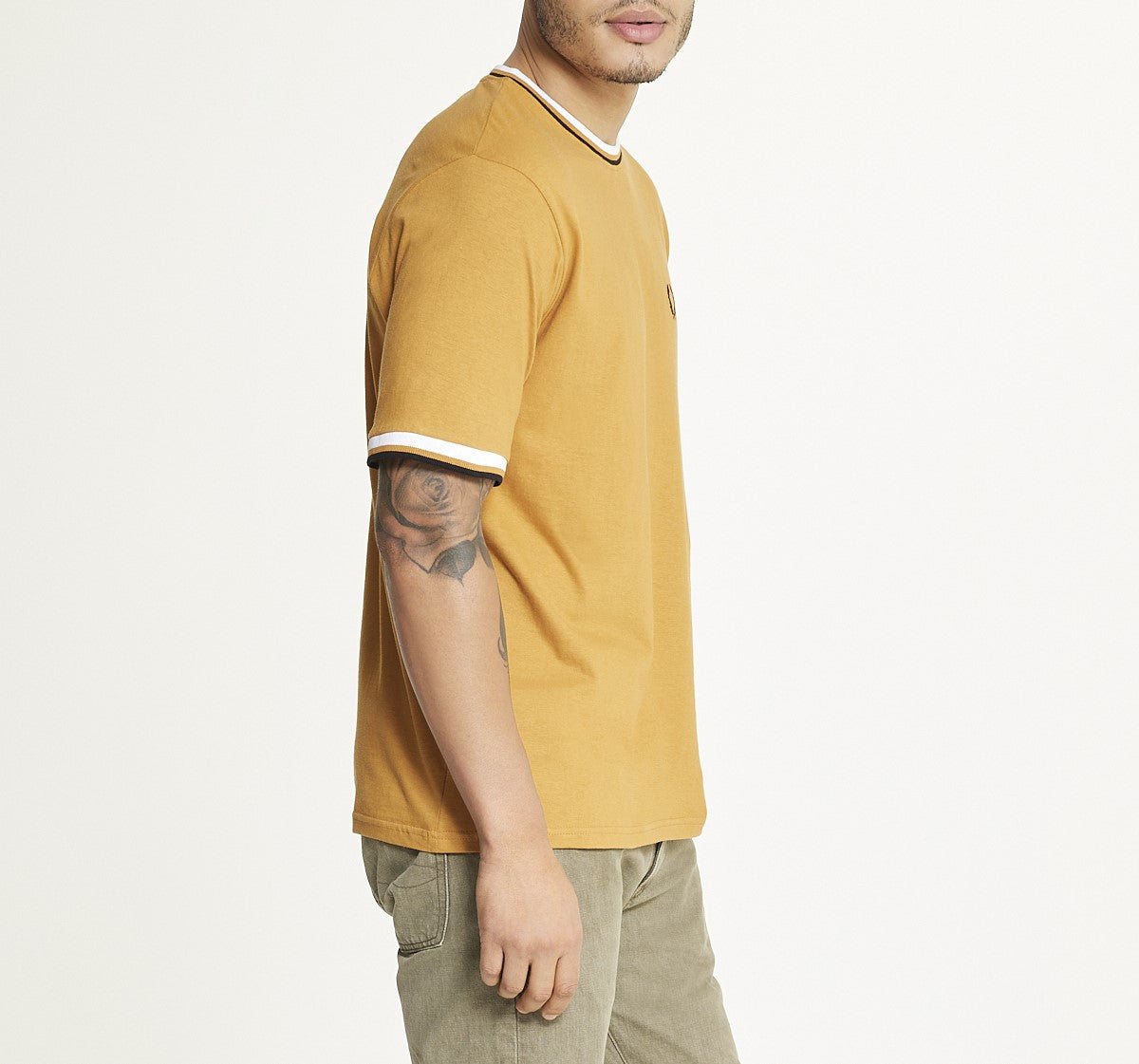  Brooklyn Laundry Brooklyn Laundry Men'sÂ Tonal Embroidery Crew Neck Tee - Timber - Bonton