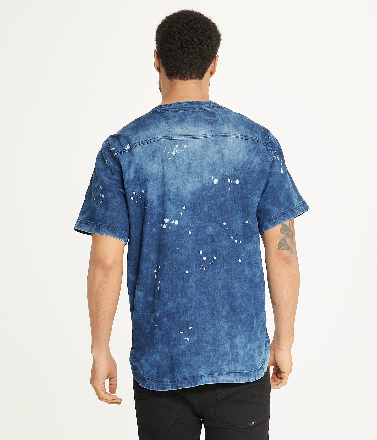  Brooklyn Laundry Brooklyn Laundry Men's Baseball Denim Shirt - DenimÂ Bleach - Bonton