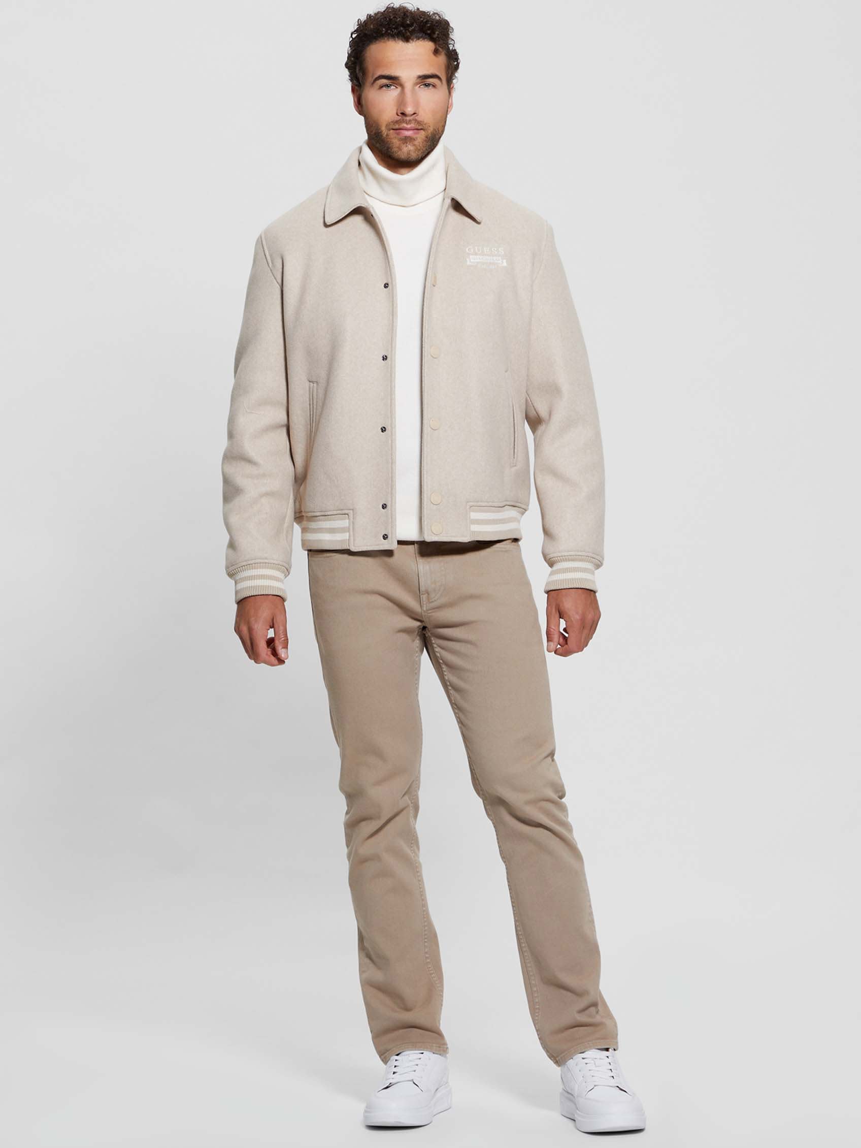  Guess Melton Bomber - Chestnut Heather - Bonton