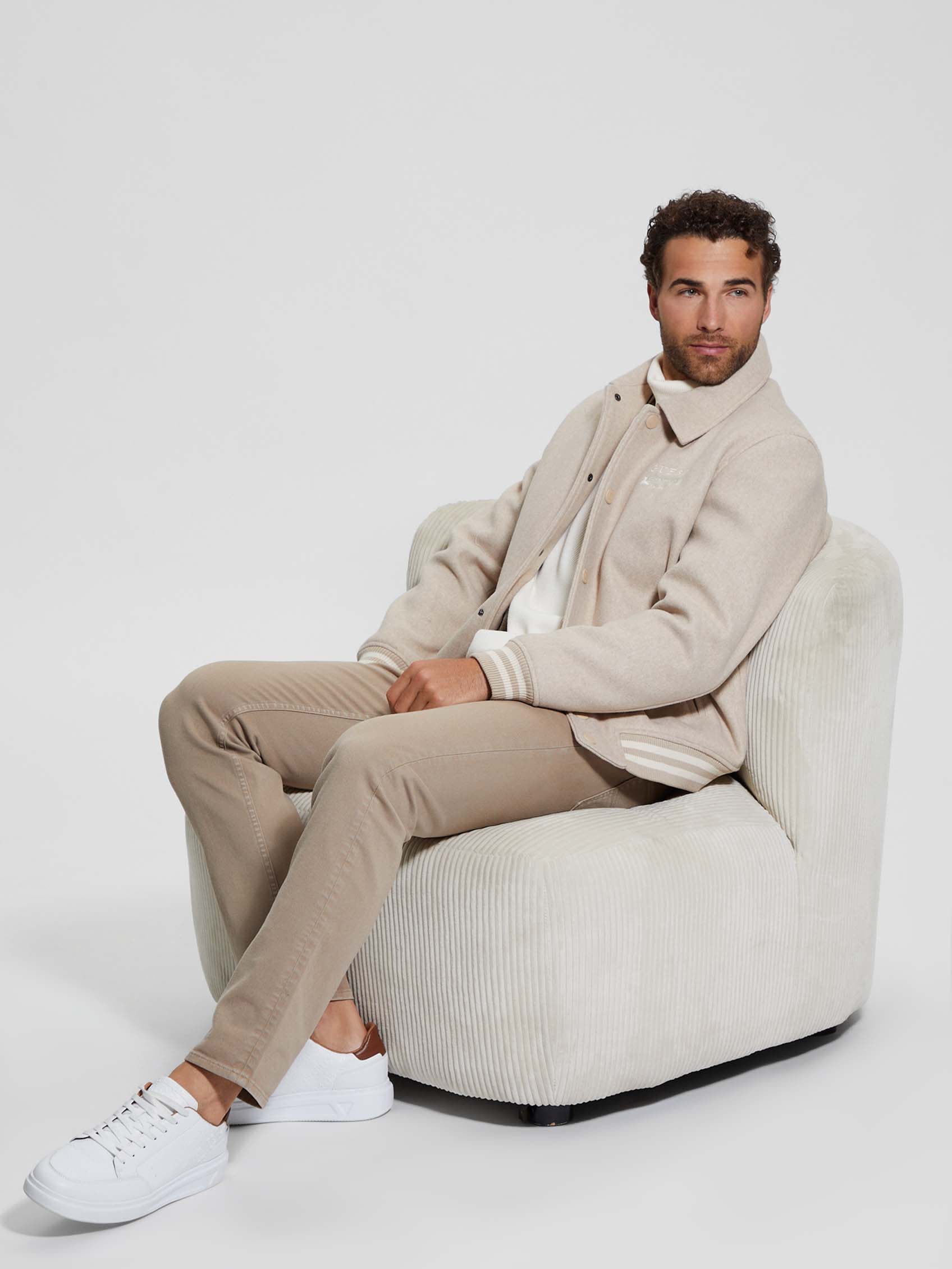  Guess Melton Bomber - Chestnut Heather - Bonton