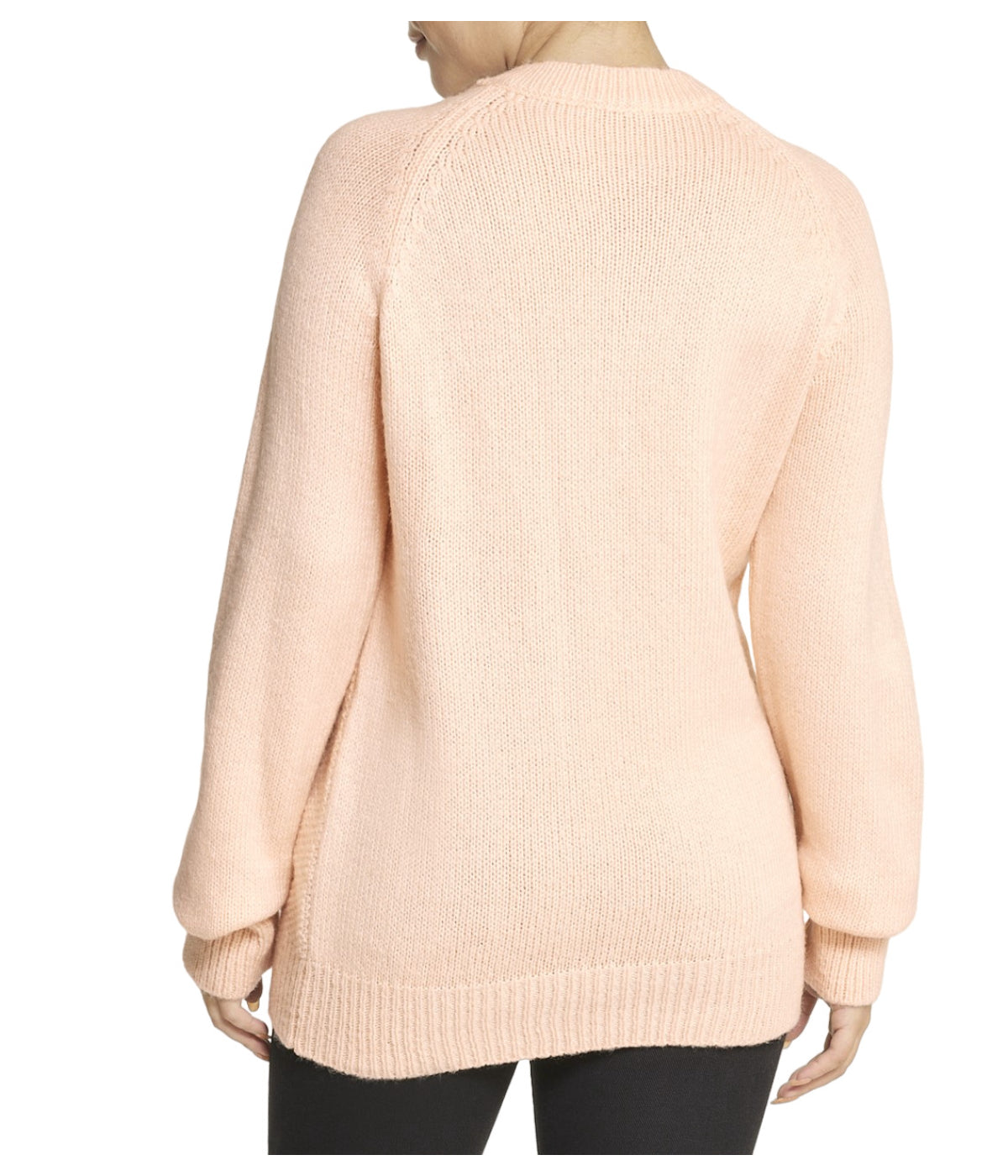  Miss Poeym Embellished Cable Pullover - Powder - Bonton