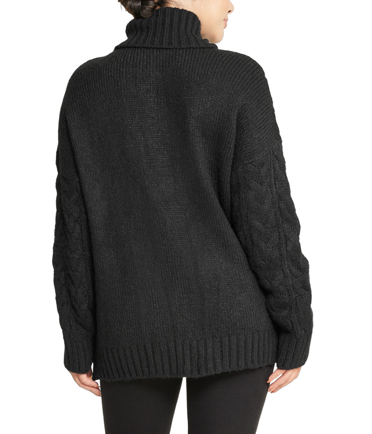  Miss Poeym Cable Turtleneck Sweater - Black - Bonton
